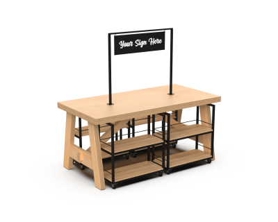Gibson timber display table