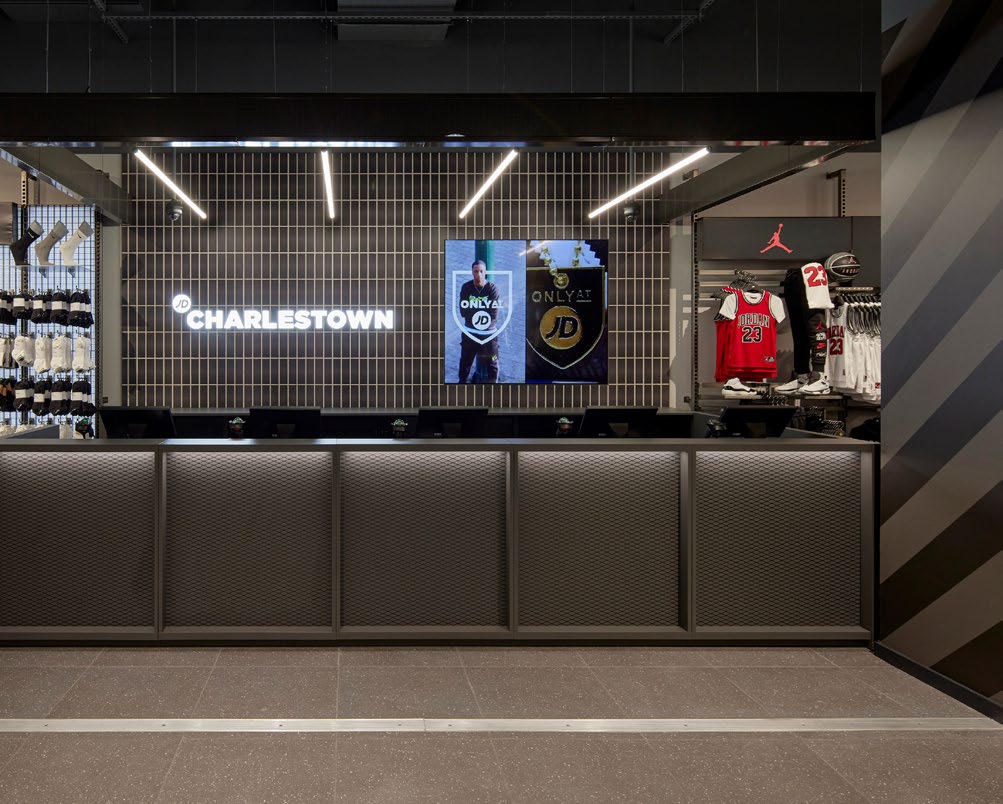 JD Sports Charlestown store interior