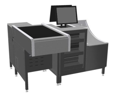cash register left hand conveyor