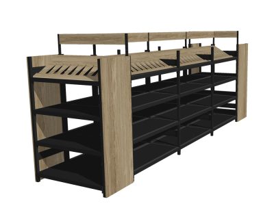 Angled Wine Bottle Display Shelf - Suits URI Shelving (708-167)