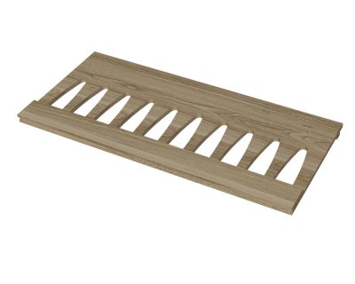 Angled Wine Bottle Display Shelf - Suits URI Shelving (708-167)