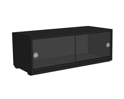Lockable Liquor Cabinet - Suits URI Shelving
