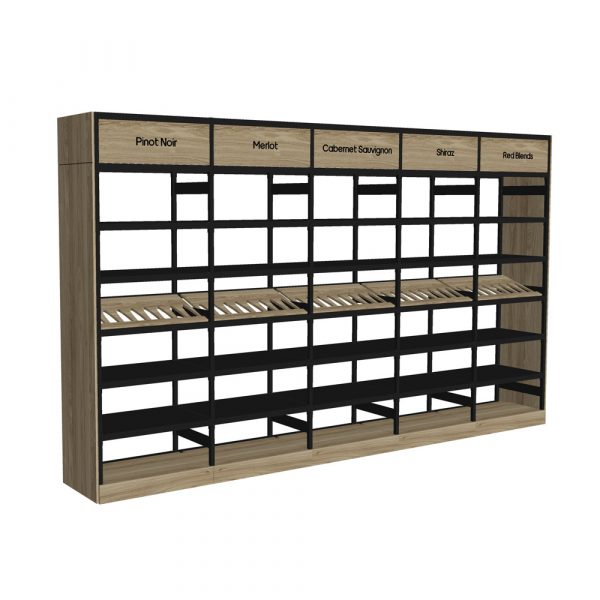 URI Modular Liquor Wall Display - Shop Shelving (URI-WALL)