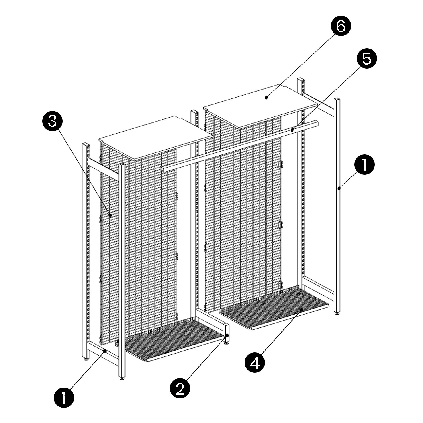 Shelving-Systems_Outrigger-Shelving_Exploded-View-c