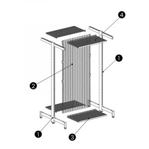 Exploded View Shelf VHD Shelving