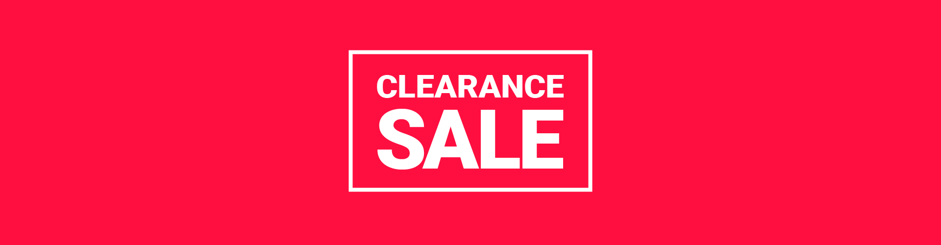 Clearance sale header